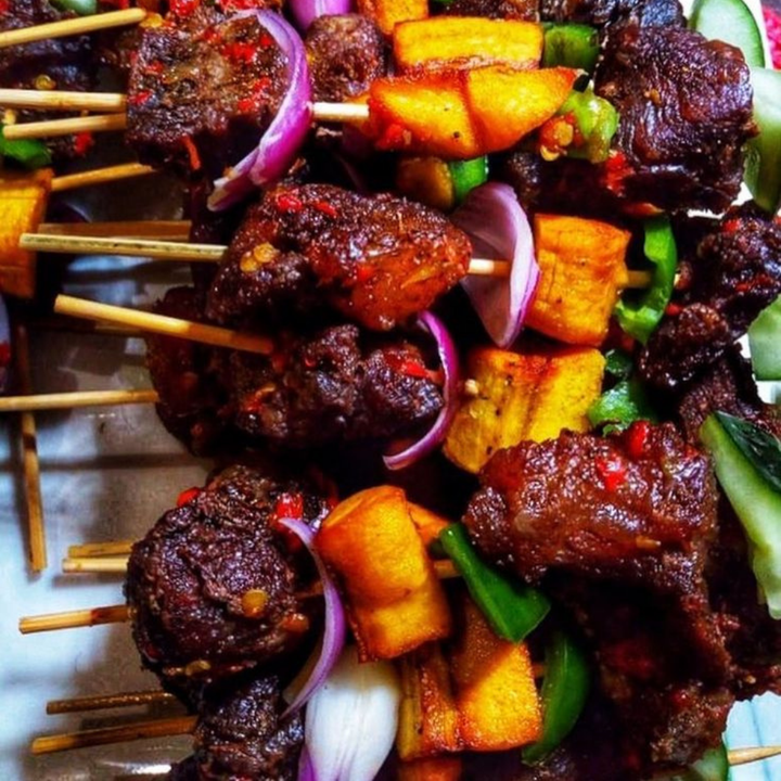 Tray of Gizzard & Plantain