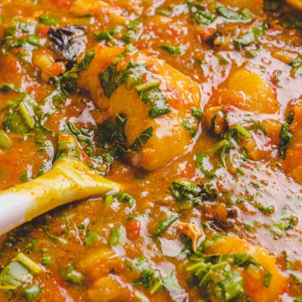 Tray of Ogbono Soup