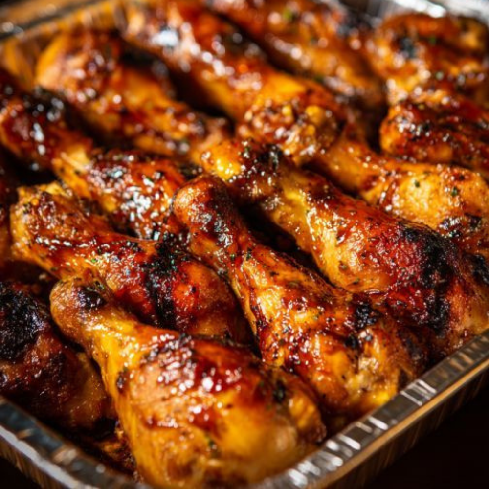 Tray of Chicken Sauce