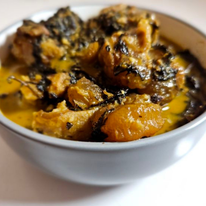 Bitter Leaf Soup With One Swallow (2 Choice Of Protein)