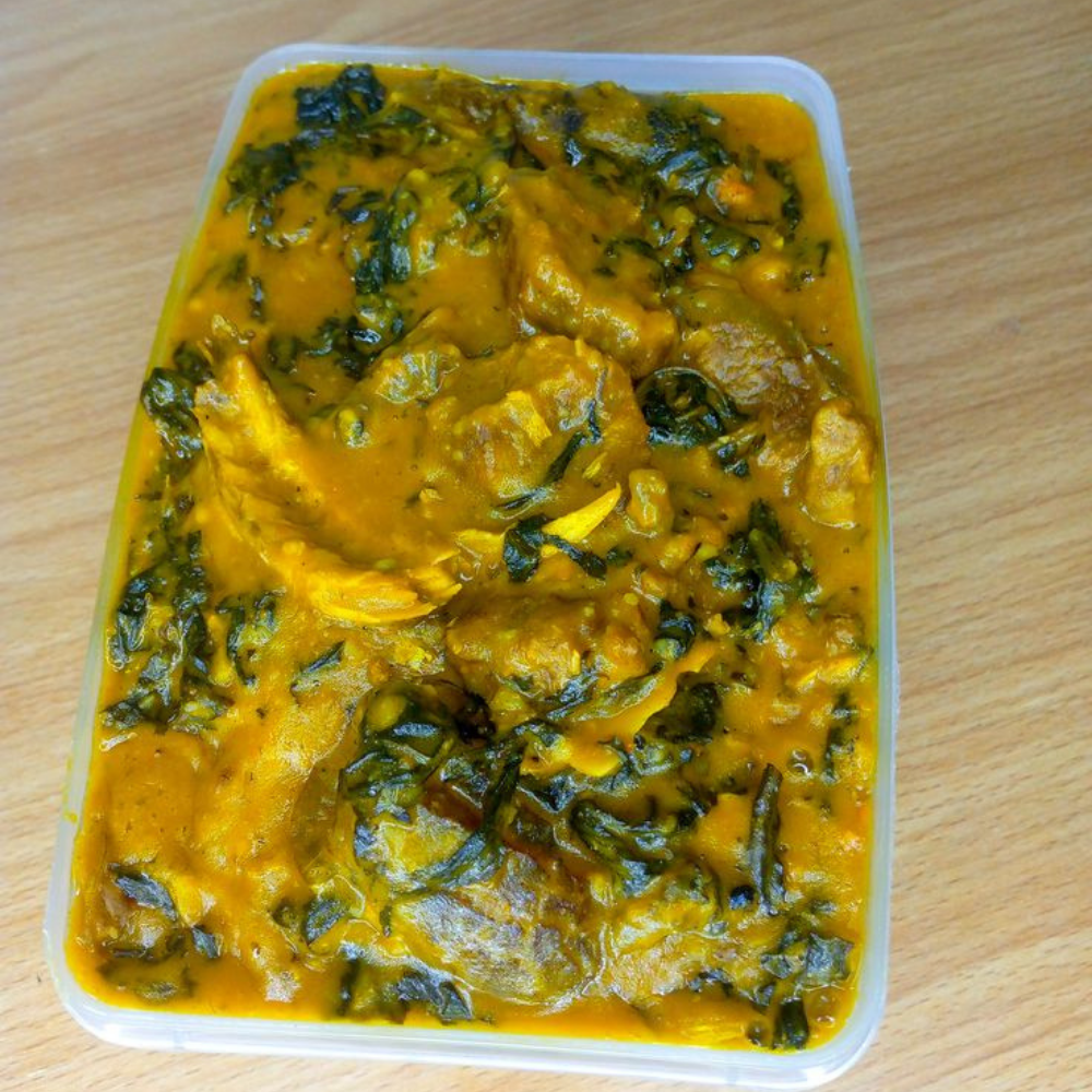 Bitter Leaf Soup With One Swallow (2 Choice Of Protein)