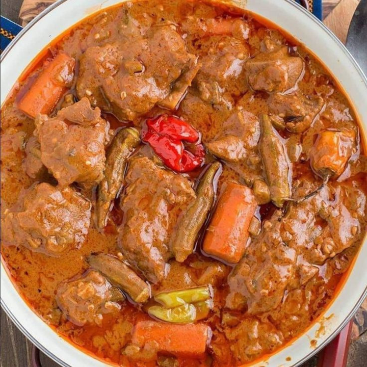 Peanut Stew (Maafe) With One Swallow (2 Choice Of Protein)