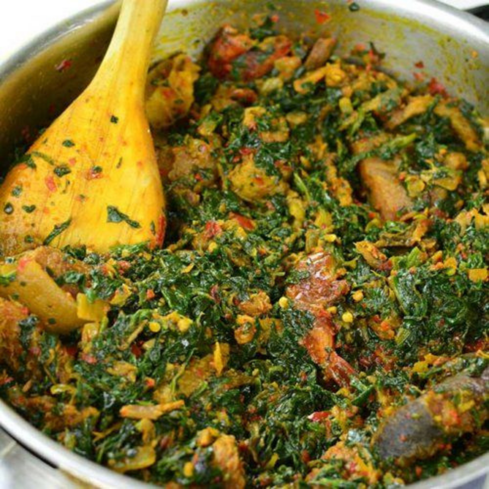 Tray of Efo Riro
