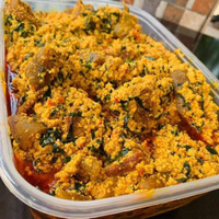 Tray of Egusi Soup