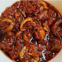 Tray of Ewa Agoyin Sauce