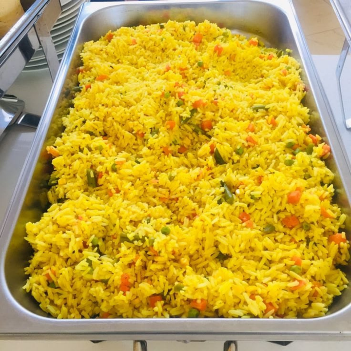 Tray of Fried Rice (African Style)