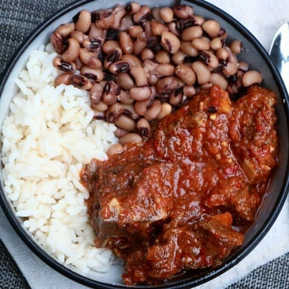 White Rice and Beans